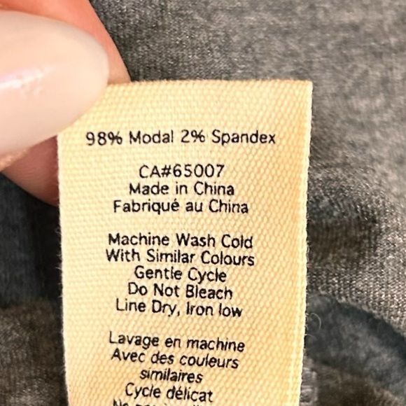 Jackson Rowe Encompass Long Sleeve Wrap Top- Grey- Size Small - Picture 6 of 8